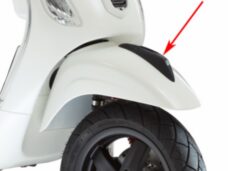 sierstuk Piaggio origineel voorspatbord zwart vespa S