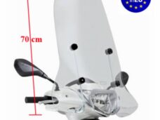 windscherm Regia met bevestigingsset hoogmodel mod. orig helder fly new 2012