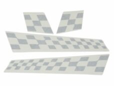 stickerset Piaggio origineel sport finish vlag zwart mat riva