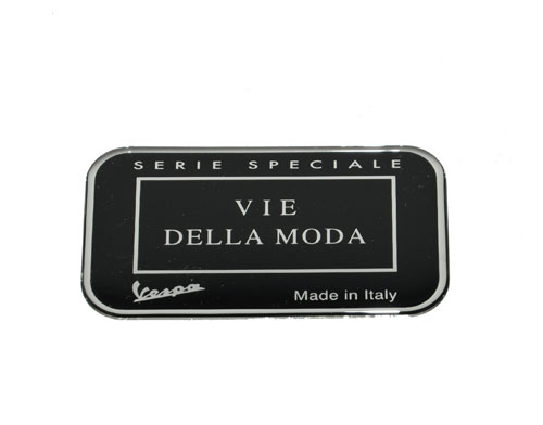 Sticker Piaggio origineel woord — geschikt voor Piaggio Viedellamoda Lxv
