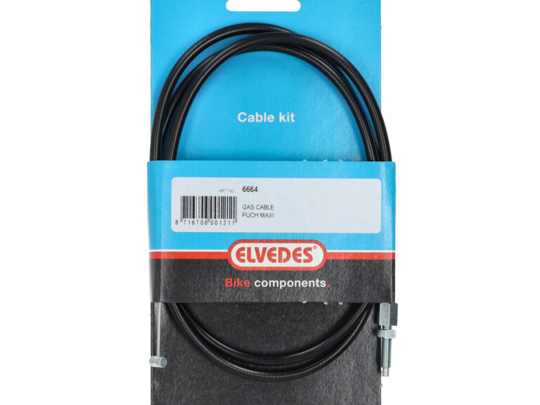 Gaskabel Elvedes Zwart Puch Maxi
