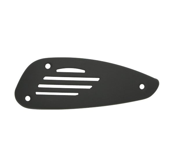 Hitteschild uitlaat zwart mat fly 4t-4v