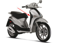 Stootrand Piaggio origineel rechtsvoor — geschikt voor Piaggio Liberty RST