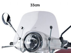Windscherm Piaggio origineel met — geschikt voor Piaggio Bevestigingsset Laag 33cm Helder Primavera