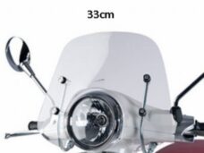 windscherm Piaggio origineel met bevestigingsset laag 33cm helder primavera 1b000811