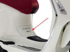 Klep Piaggio origineel bodyscherm wit — geschikt voor Piaggio Fusion 544 Primavera