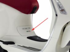klep Piaggio origineel bodyscherm wit fusion 544 primavera