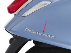 Sticker Piaggio origineel woord — geschikt voor Piaggio Primavera 15cm