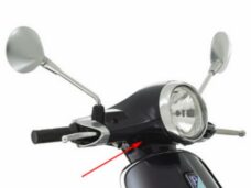 stuurkap Piaggio origineel onder zwart vulcano 98/a primavera 1b005469000xn2