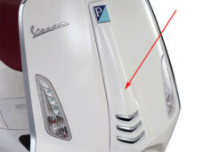 Voorscherm Piaggio origineel midden wit — geschikt voor Piaggio Fusion 544 Primavera