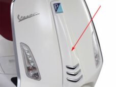voorscherm Piaggio origineel midden wit fusion 544 primavera