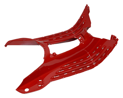 Treeplank Piaggio origineel rood — geschikt voor Piaggio Dragon 894 Primavera