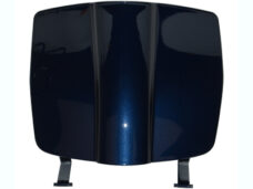 Beenschilddeksel Piaggio origineel blauw — geschikt voor Piaggio Midnight 222 Primavera