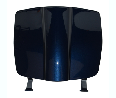 Beenschilddeksel Piaggio origineel blauw — geschikt voor Piaggio Midnight 222 Primavera