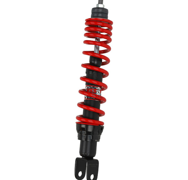 Schokbreker yss hybrid DTG 300mm zwart/rood — geschikt voor Gilera