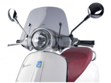 Windscherm Piaggio origineel met — geschikt voor Piaggio Bevestigingsset + Bevestigingsset 34cm Smoke Primavera