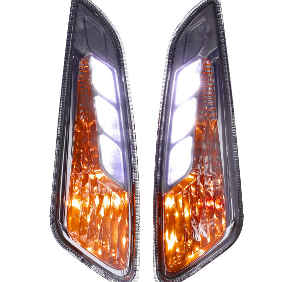 Knipperlichtset DMP LED dagrijverlichting bol/knip voor licht smoke primavera