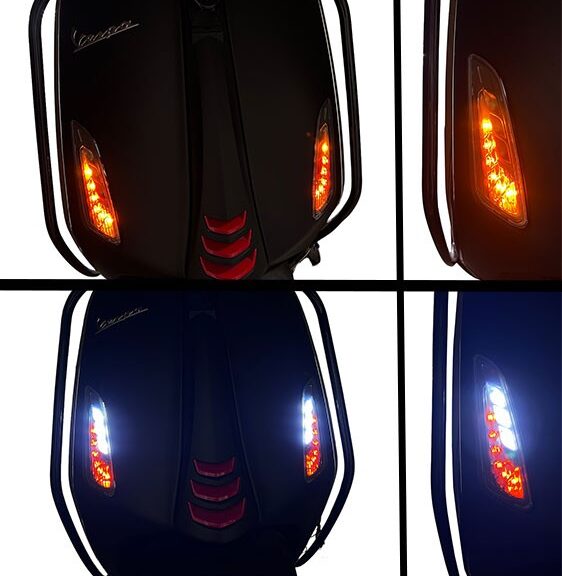 knipperlichtset DMP led + led dagrijverlichting (i-get 37049) voor licht smoke primavera