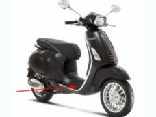 treeplank Piaggio origineel zwart lucido 94 sprint 6736125090