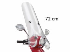 windscherm Piaggio origineel met bevestigingsset hoog 72cm helder sprint 1b001114