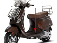 Treeplank bruin marrone — geschikt voor Vespa LX