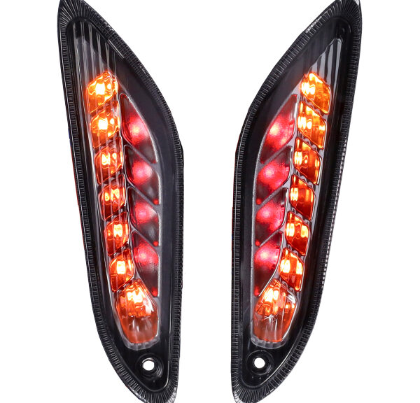 Knipperlichtset DMP LED luxe knipper+achter/remlicht achter zwart/smoke primavera