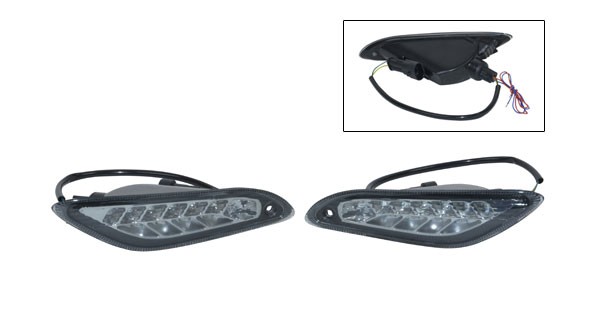 knipperlichtset DMP led luxe knipper+achter/remlicht achter zwart/smoke primavera