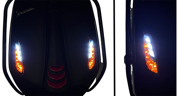 knipperlichtset DMP led luxe + led dagrijverlichting voor zwart/smoke primavera