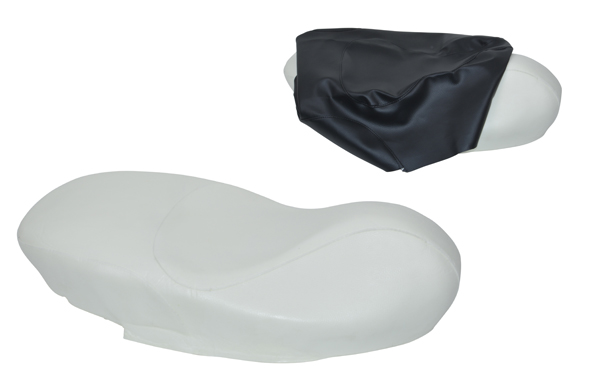 Buddyseat foam +dek (model primavera) zwart — geschikt voor Vespa LX