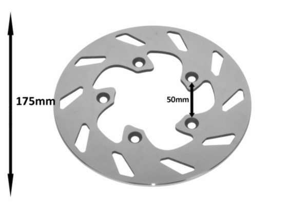 remschijf 5-gaats achter 175mm formula