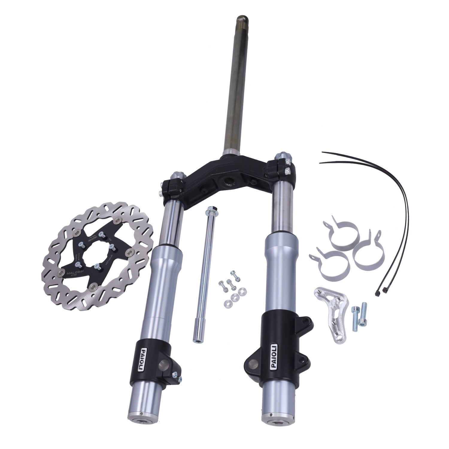 Voorvork Malossi compleet wave schijf F37R runner 125cc