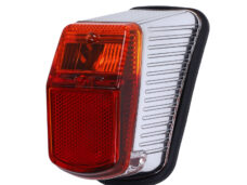 Achterlicht origineel model rood/chroom — geschikt voor Kreidler Ot
