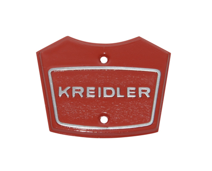 Plaatje + logo koplamphuis boven rood — geschikt voor Kreidler
