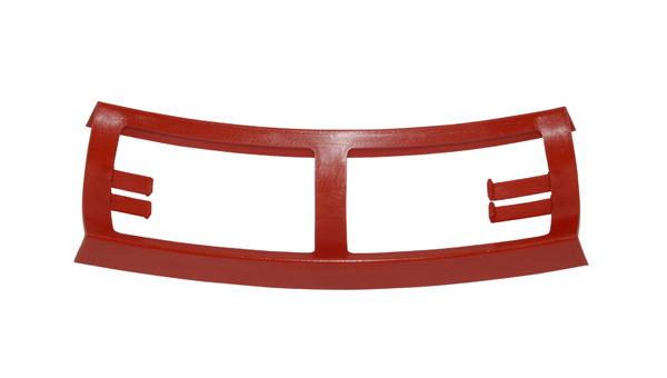 Verbindingsstuk frame achterspatbord 1968-1972 rood — geschikt voor Kreidler