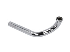 Flange de curva de escape cromada de 32 mm — adequada para Kreidler NT