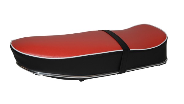 buddyseat (made in EU) dicht 1963+1966 3v rood/zwart kreidler