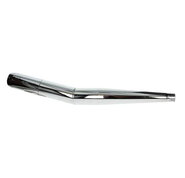 uitlaat jamarcol + knik (made in EU) let op kleine aanpassing 28mm chroom kreidler