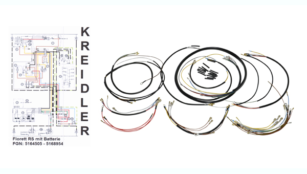 Kabelboom mod+ knipperlicht — geschikt voor Kreidler RS