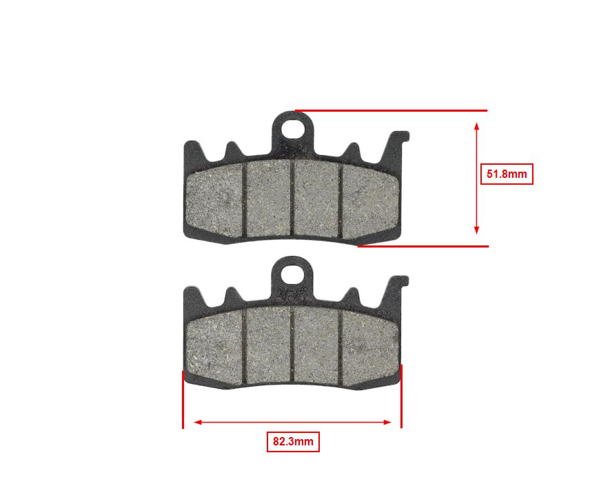 Remblokset Newfren Fd0498 Voor Kymco Ak 550 - Afbeelding 4