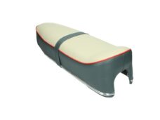 buddyseat (made in EU) open rode bies K53 grijs/creme kreidler 27.94.99
