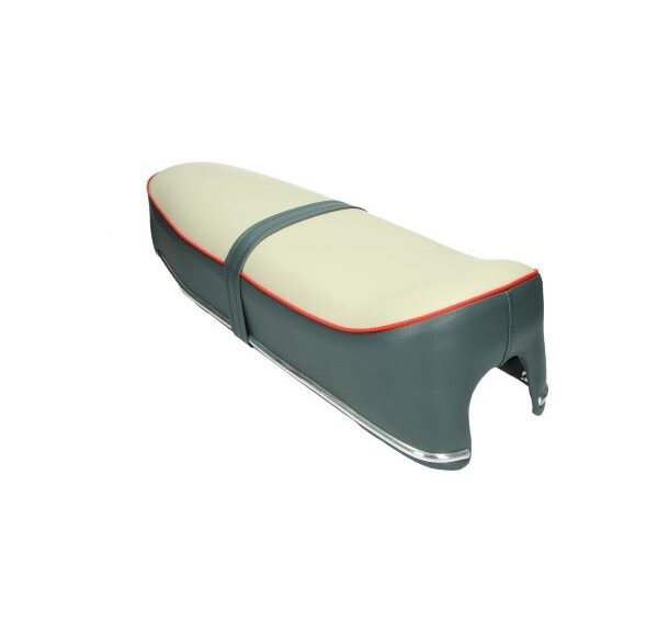 buddyseat (made in EU) open rode bies K53 grijs/creme kreidler 27.94.99