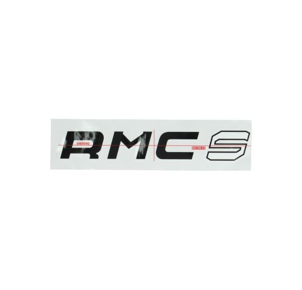 Sticker rmc-s zwart/wit — geschikt voor Kreidler