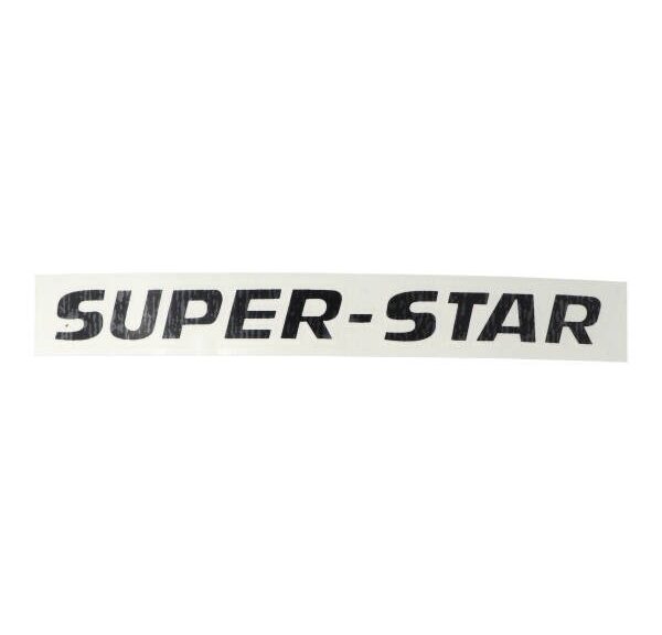 sticker Kreidler (super-star) zwart/wit