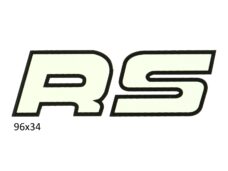 Sticker wit/zwart — geschikt voor Kreidler RS