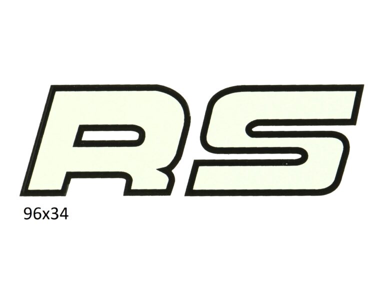 Sticker wit/zwart — geschikt voor Kreidler RS