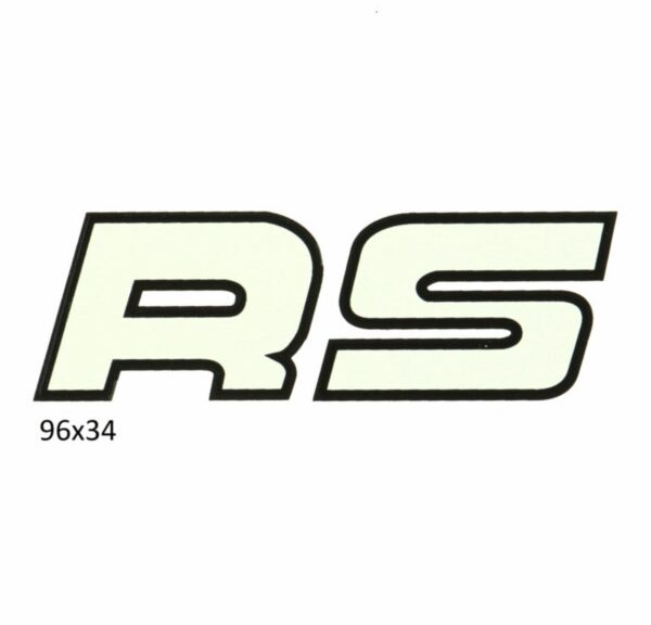 sticker wit/zwart kreidler rs