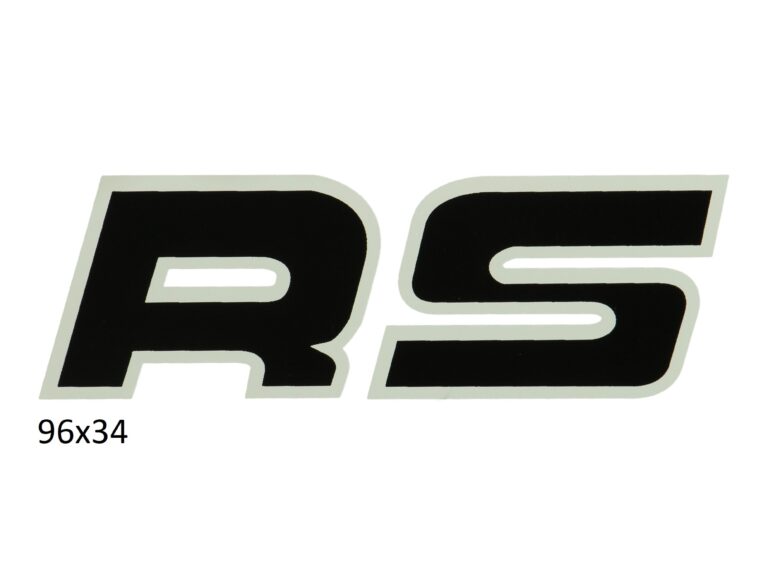 Sticker zwart/wit — geschikt voor Kreidler RS