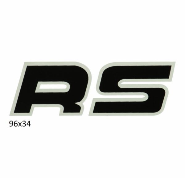 sticker zwart/wit kreidler rs