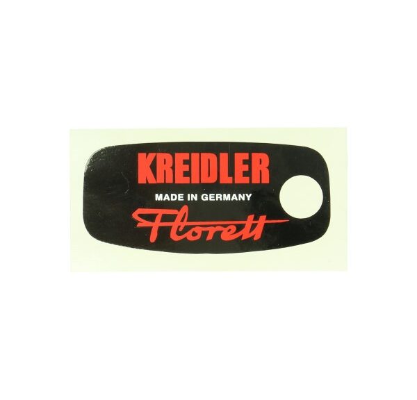 Sticker gereedschapkast zwart/rood — geschikt voor Kreidler