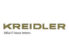 Sticker woord [ — geschikt voor Kreidler Goud